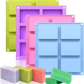 Rectangular Silicone Soap Mold For Soap